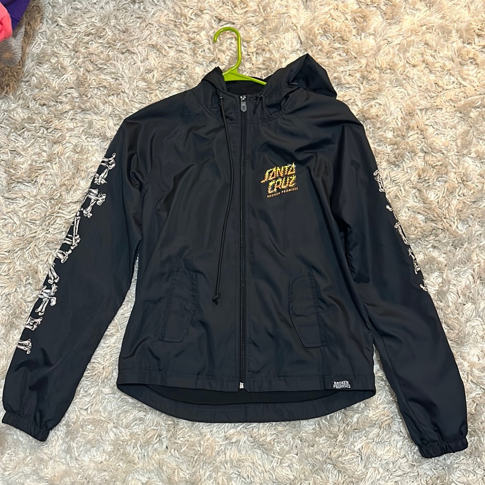 Zumiez jacket, broken promises, size small, perfect condition